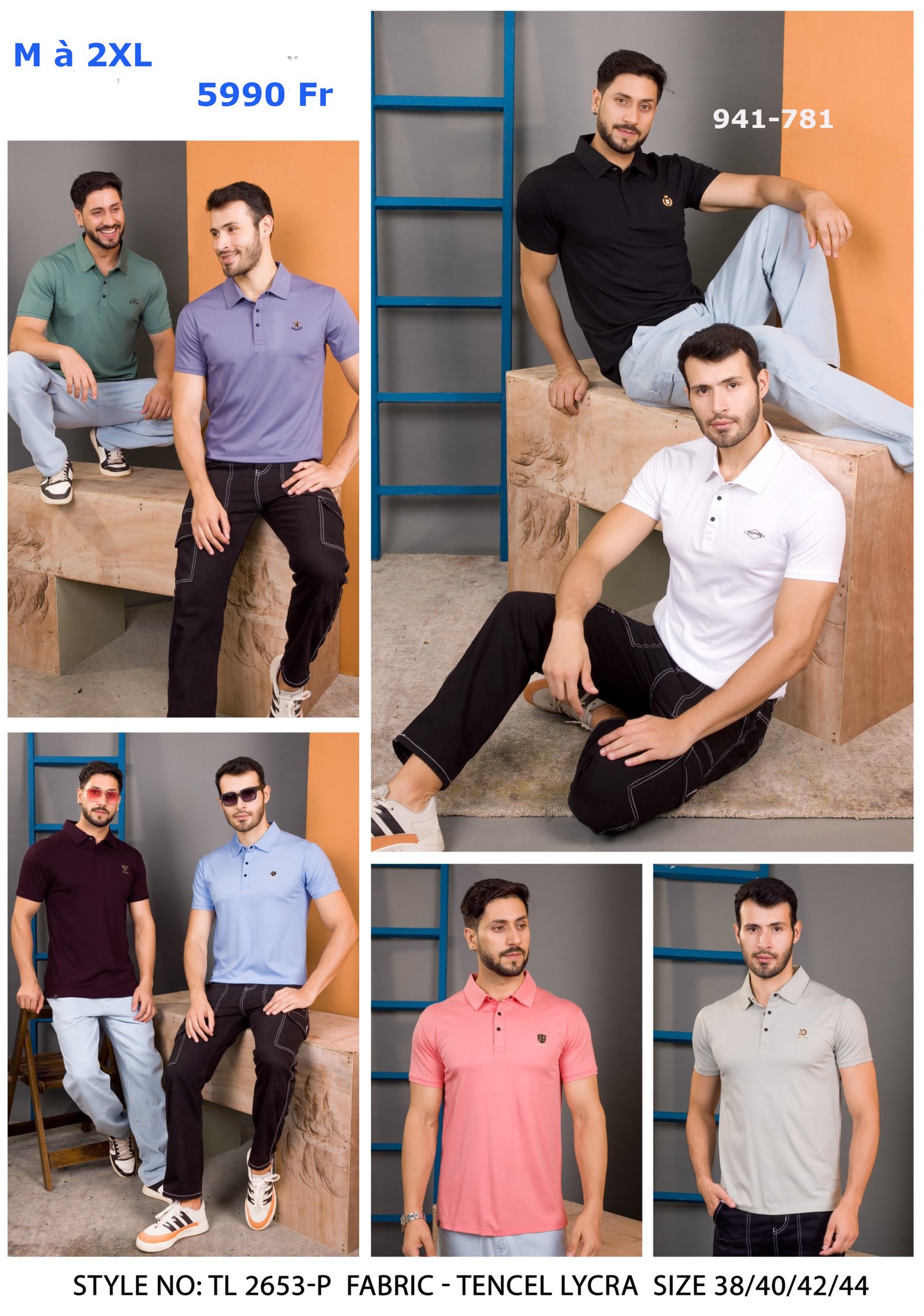 Polo Fashion Uni Couleur